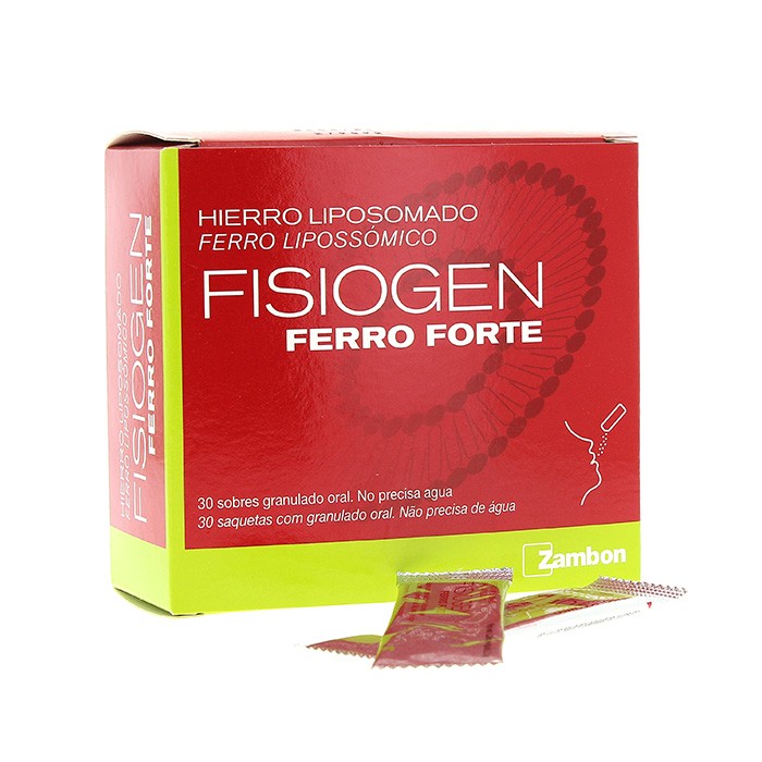 Fisiogen ferro forte 30 sobres Imagen de Fisiogen ferro forte 30 sobres
