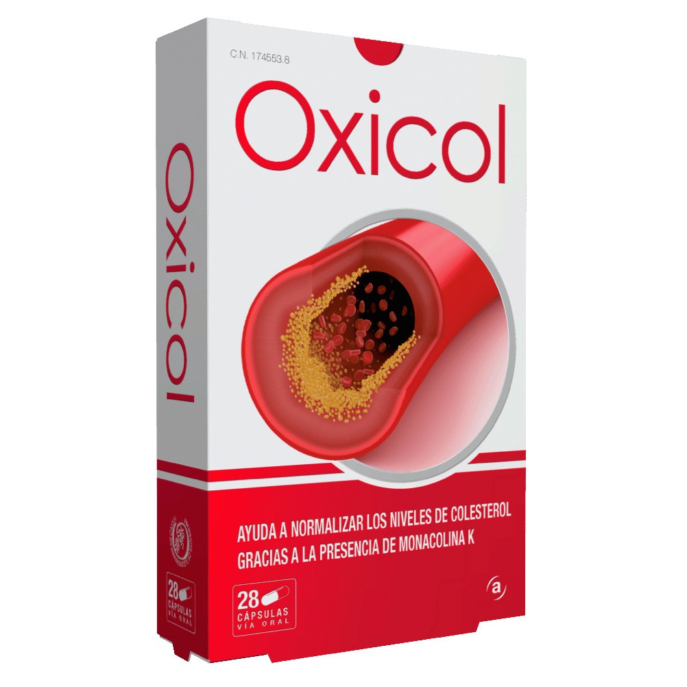 Oxicol complemento alimenticio colesterol 28 cápsulas Imagen de Oxicol complemento alimenticio colesterol 28 cápsulas