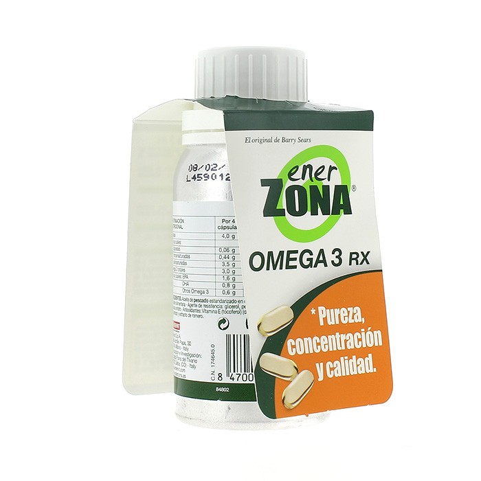 ENERZONA OMEGA 3 RX 48 CAPSULAS Imagen de ENERZONA OMEGA 3 RX 48 CAPSULAS