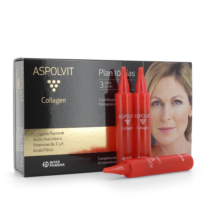 Aspolvit Collagen 20 ampollas x 15ml Imagen de Aspolvit Collagen 20 ampollas x 15ml