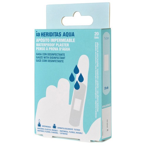 Interapothek apósitos aqua 7x2cm 20uds Imagen de Interapothek apósitos aqua 7x2cm 20uds