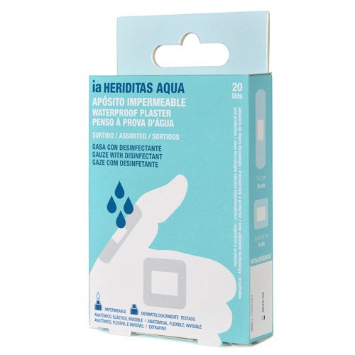 Interapothek apósitos aqua surtido 20uds Imagen de Interapothek apósitos aqua surtido 20uds