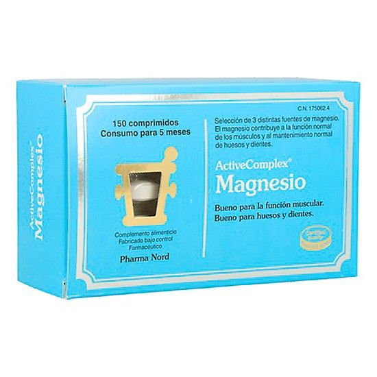 Active comprimidoslex magnesio 200 mg 150 comprimidos Imagen de Active comprimidoslex magnesio 200 mg 150 comprimidos