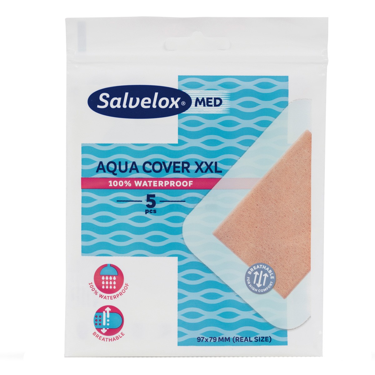 SALVELOX APOS AQUA COVER XXL 5 UDS Imagen de SALVELOX APOS AQUA COVER XXL 5 UDS
