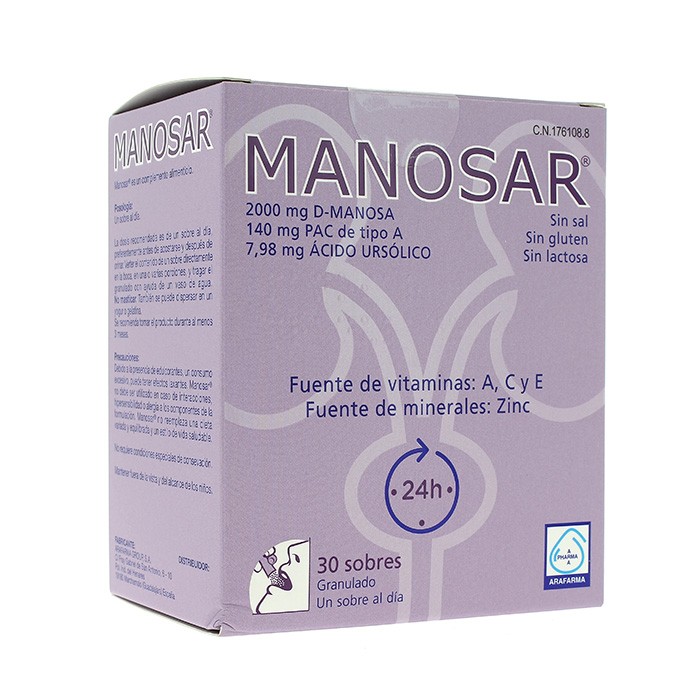 Manosar polvo 30 sobres Imagen de Manosar polvo 30 sobres