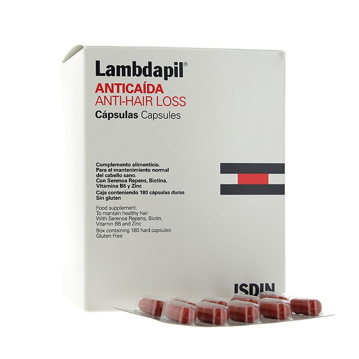 Isdin Lambdapil anticáida 180cápsulas Imagen de Isdin Lambdapil anticáida 180cápsulas
