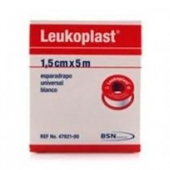Leukoplast esparadrapo blanco 5m x1,25cm Imagen de Leukoplast esparadrapo blanco 5m x1,25cm