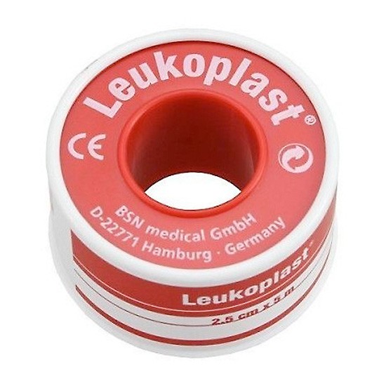 Leukoplast Esparadrapo blanco 5mx2,5cm Imagen de Leukoplast Esparadrapo blanco 5mx2,5cm