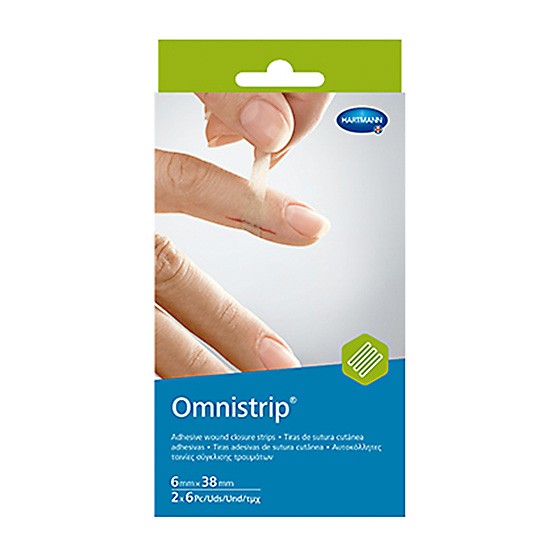 Omnistrip tira sutura cutánea 6x38mm 12u Imagen de Omnistrip tira sutura cutánea 6x38mm 12u