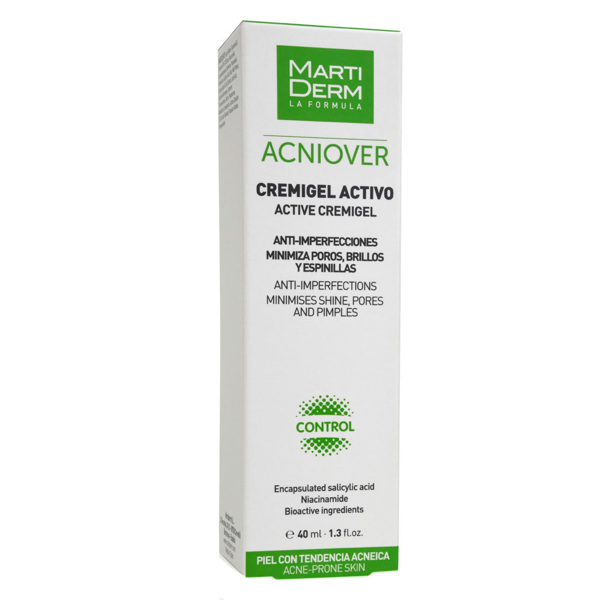 MartiDerm Acniover Cremigel Activo 40 ml Imagen de MartiDerm Acniover Cremigel Activo 40 ml