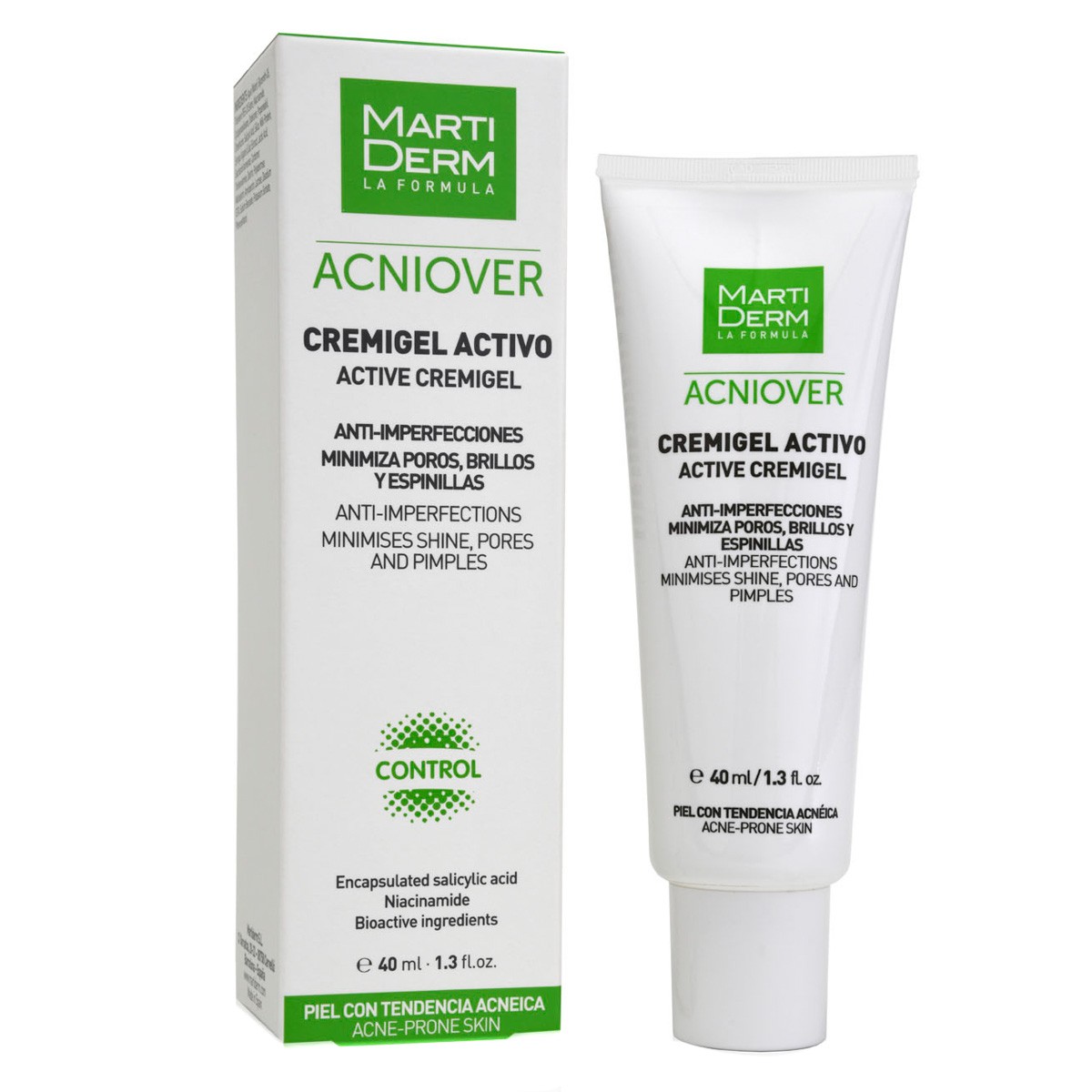 Imagen de MartiDerm Acniover Cremigel Activo 40 ml