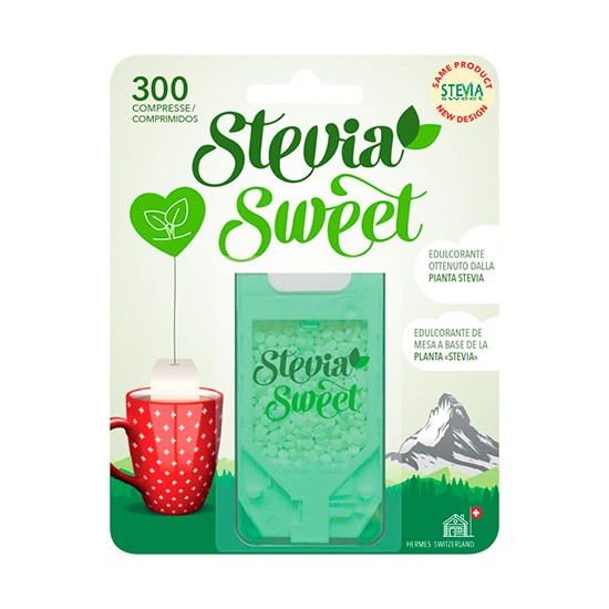 Hermesetas stevia sweet 300 comprimidos Imagen de Hermesetas stevia sweet 300 comprimidos