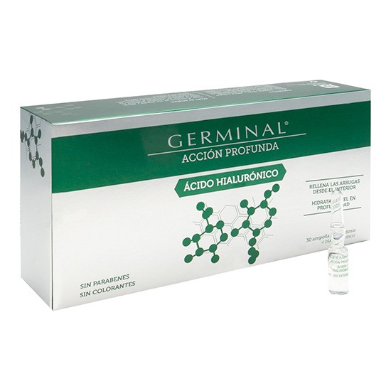 Germinal Acción profunda ácido hialurónico 30 ampollas Imagen de Germinal Acción profunda ácido hialurónico 30 ampollas