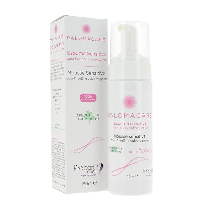PALOMACARE ESPUMA SENSITIVA VAGINAL 150M Imagen de PALOMACARE ESPUMA SENSITIVA VAGINAL 150M