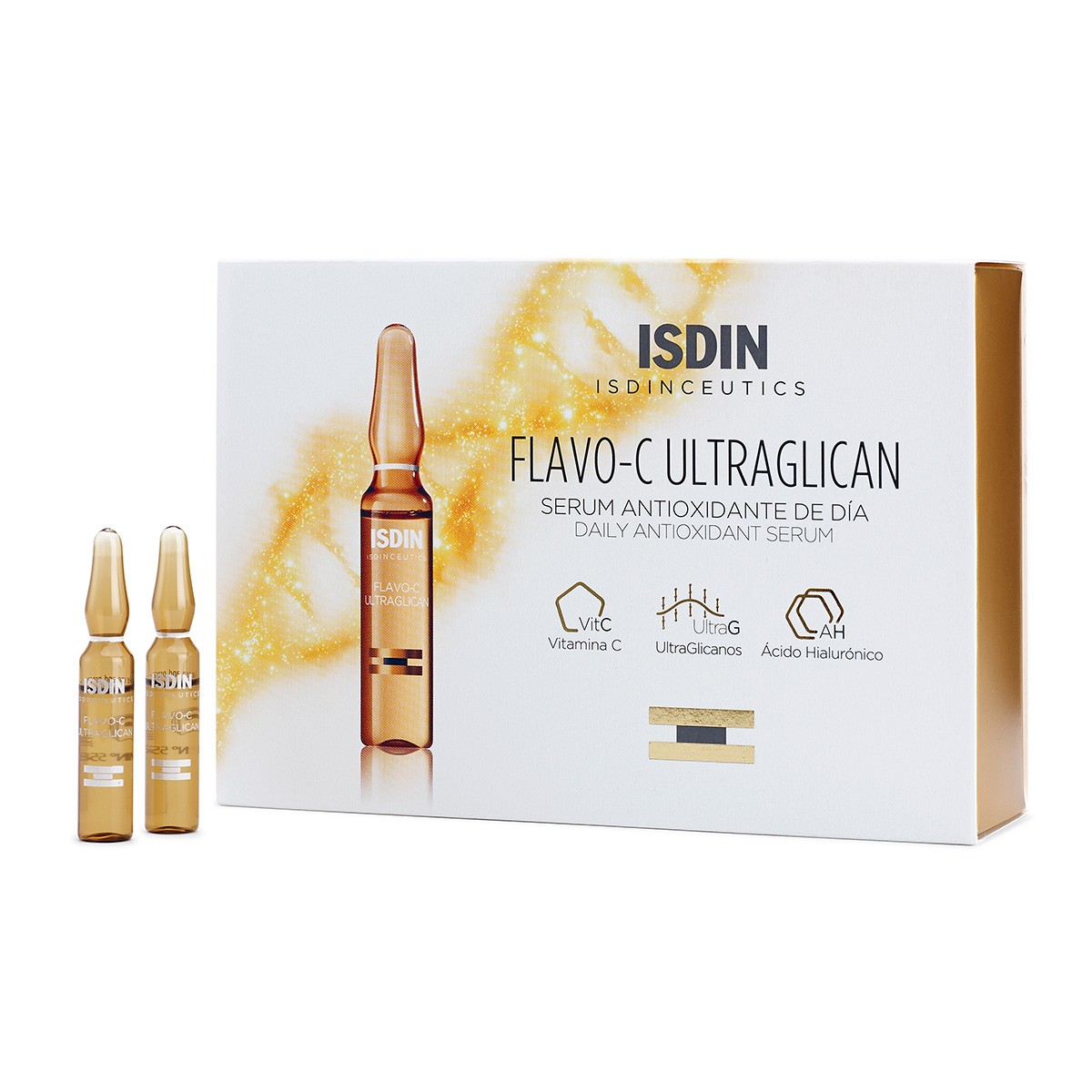 Isdinceutics flavo,c ultraglican 30 ampollas Imagen de Isdinceutics flavo,c ultraglican 30 ampollas