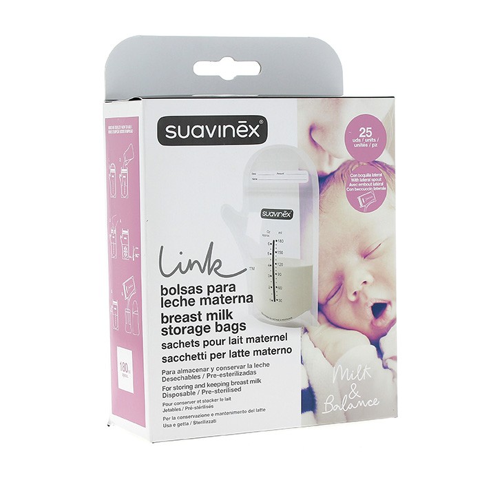 Suavinex Bolsas almacenaje leche materna 25uds Imagen de Suavinex Bolsas almacenaje leche materna 25uds