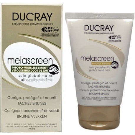 Ducray melascreen crema manos SPF-50+ 50ml Imagen de Ducray melascreen crema manos SPF-50+ 50ml