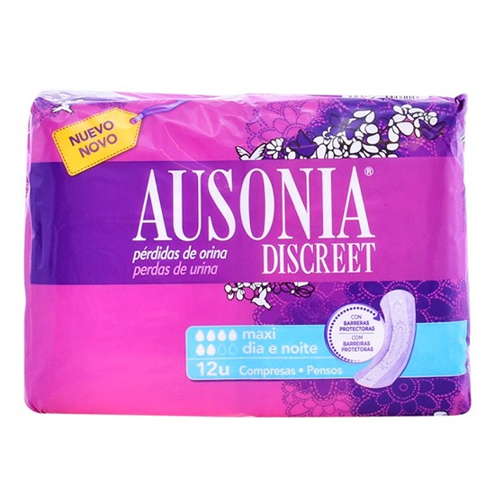Ausonia discreet maxi 12 uds Imagen de Ausonia discreet maxi 12 uds