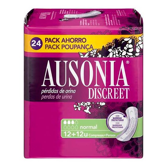 Ausonia discreet normal 24 uds Imagen de Ausonia discreet normal 24 uds
