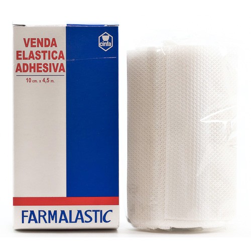 Farmalastic Venda Elástica Adhesiva 4,5x10cm Imagen de Farmalastic Venda Elástica Adhesiva 4,5x10cm