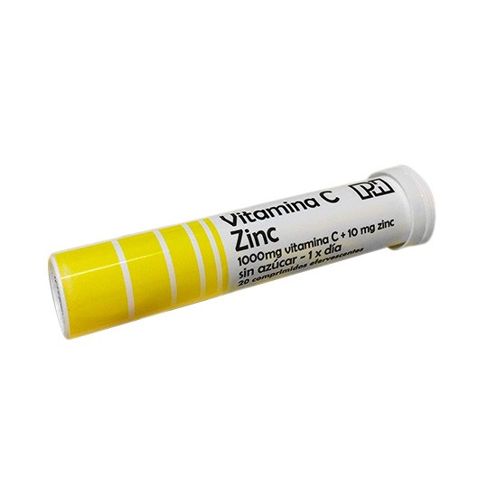 Vitamina c + zinc ph 20 comprimidos Imagen de Vitamina c + zinc ph 20 comprimidos
