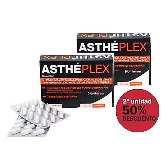 ASTHEPLEX AHORRO 30 CAPS 2ªUDS 50% Imagen de ASTHEPLEX AHORRO 30 CAPS 2ªUDS 50%