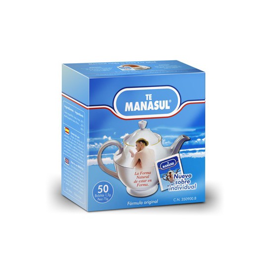 Manasul té infusión 50 bolsitas Imagen de Manasul té infusión 50 bolsitas