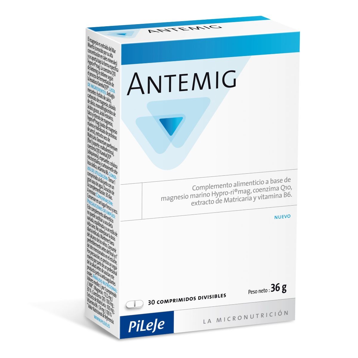 Pileje Antemig 30 comprimidos Imagen de Pileje Antemig 30 comprimidos