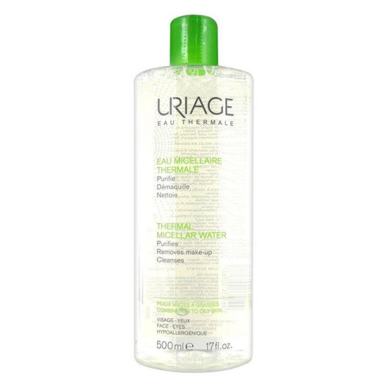 Uriage Agua Micelar Termal pieles mixtas y grasas 500ml Imagen de Uriage Agua Micelar Termal pieles mixtas y grasas 500ml