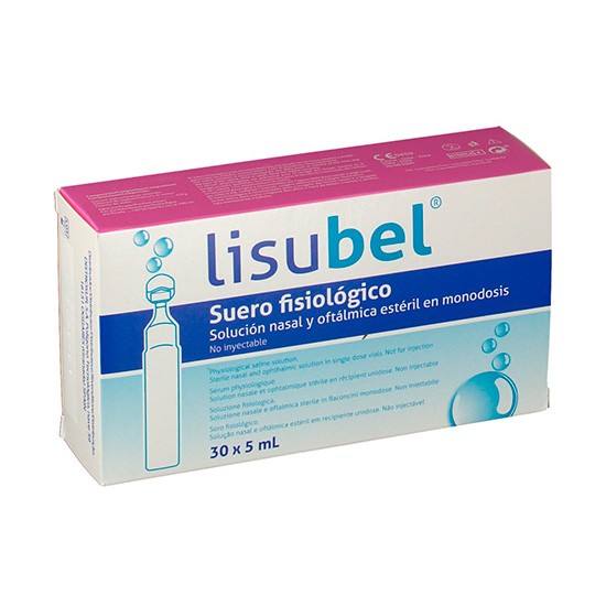 Lisubel suero fisiologico 30 monod x 5ml Imagen de Lisubel suero fisiologico 30 monod x 5ml