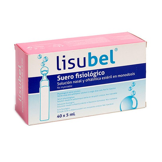 Lisubel suero fisiologico 40 monod x 5ml Imagen de Lisubel suero fisiologico 40 monod x 5ml