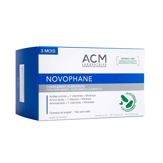 ACM Novophane complemento anticaída 180 cápsulas Imagen de ACM Novophane complemento anticaída 180 cápsulas