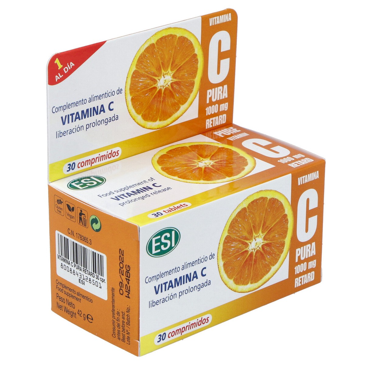 Trepatdiet c pura 1000mg retard 30 comprimidos Imagen de Trepatdiet c pura 1000mg retard 30 comprimidos
