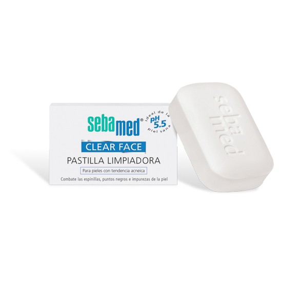 Sebamed clear face pastilla limpiadora 100g Imagen de Sebamed clear face pastilla limpiadora 100g