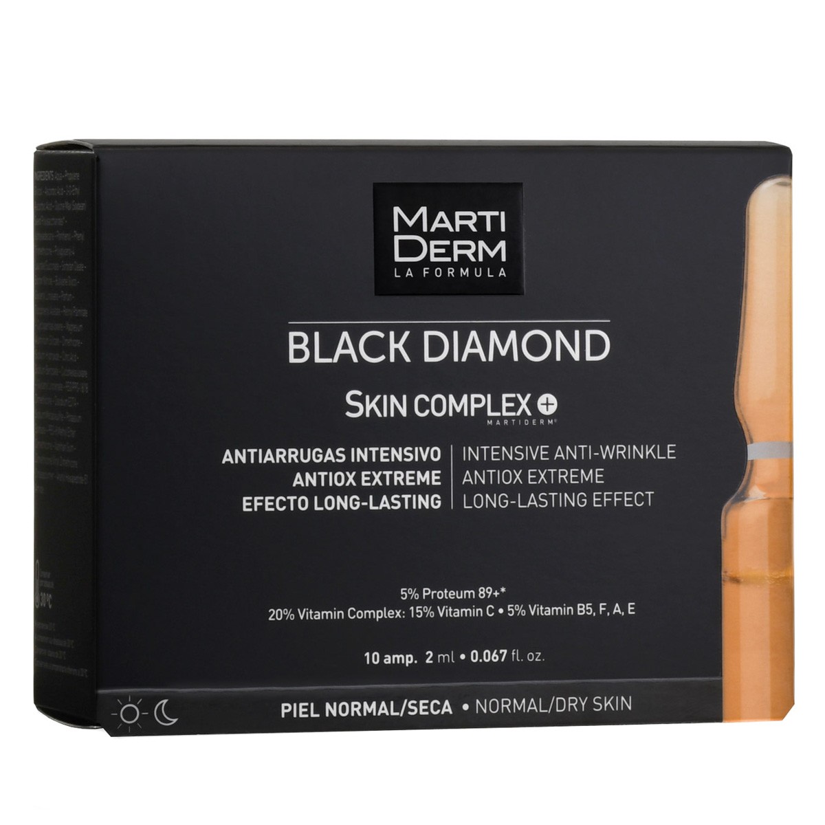 MartiDerm Black Diamond Skin Complex + 10 ampollas Imagen de MartiDerm Black Diamond Skin Complex + 10 ampollas