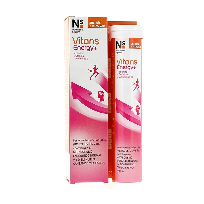 N+S VITANS ENERGY+ 20 COM. EFERVESCENTES Imagen de N+S VITANS ENERGY+ 20 COM. EFERVESCENTES