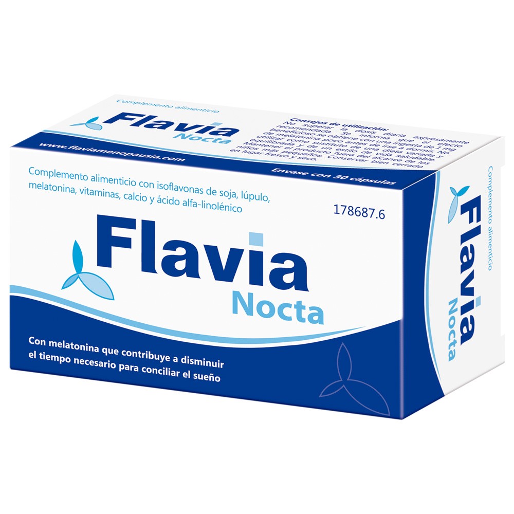 Flavia nocta menopausia 30 cápsulas Imagen de Flavia nocta menopausia 30 cápsulas