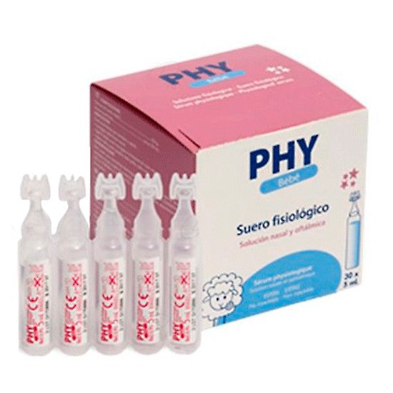 Phy Suero fisiológico monodósis 30uds Imagen de Phy Suero fisiológico monodósis 30uds