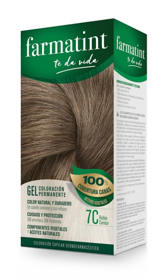 Farmatint 7c rubio ceniza 130ml Imagen de Farmatint 7c rubio ceniza 130ml