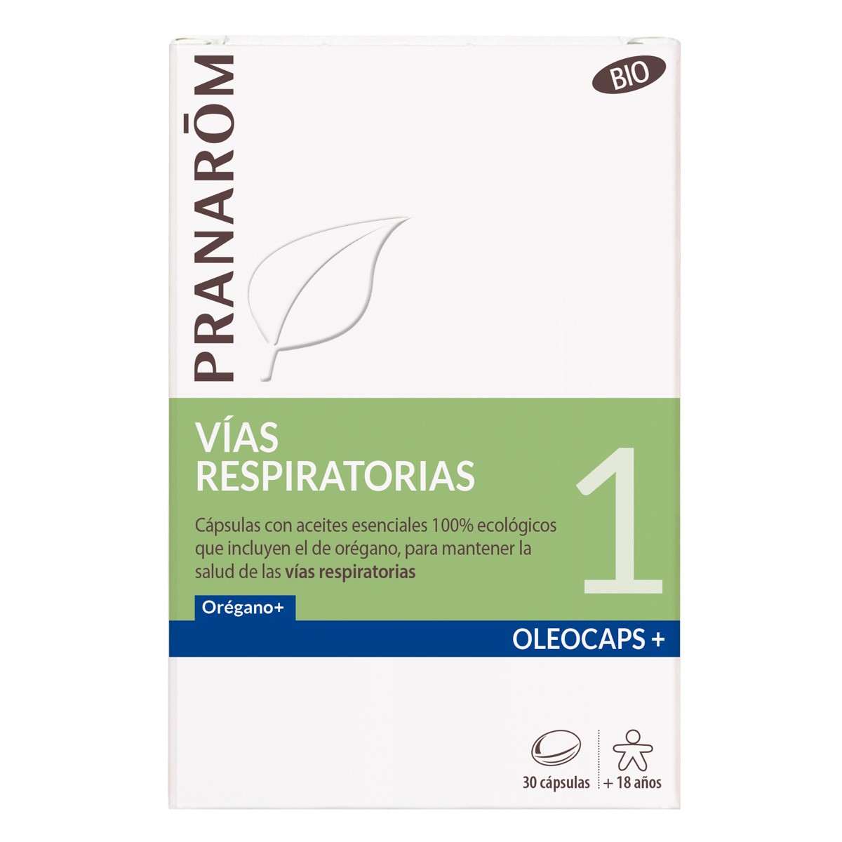 Pranarom Oleocaps nariz garganta 30 cápsulas Imagen de Pranarom Oleocaps nariz garganta 30 cápsulas