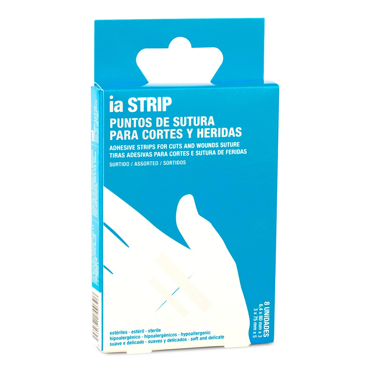 Interapothek puntos de sutura surtido 8uds Imagen de Interapothek puntos de sutura surtido 8uds