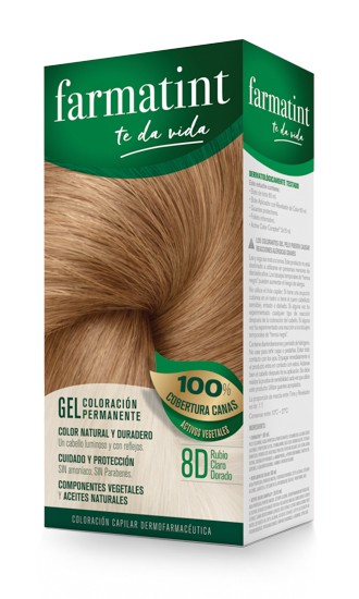 Farmatint 8d rubio claro dorado 130ml Imagen de Farmatint 8d rubio claro dorado 130ml
