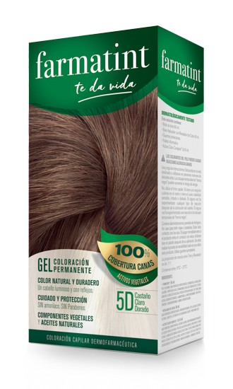 Farmatint 5d castaño claro dorado 130ml Imagen de Farmatint 5d castaño claro dorado 130ml