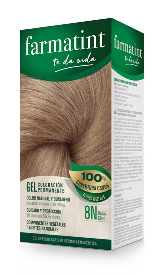 Farmatint 8n rubio claro 130ml Imagen de Farmatint 8n rubio claro 130ml