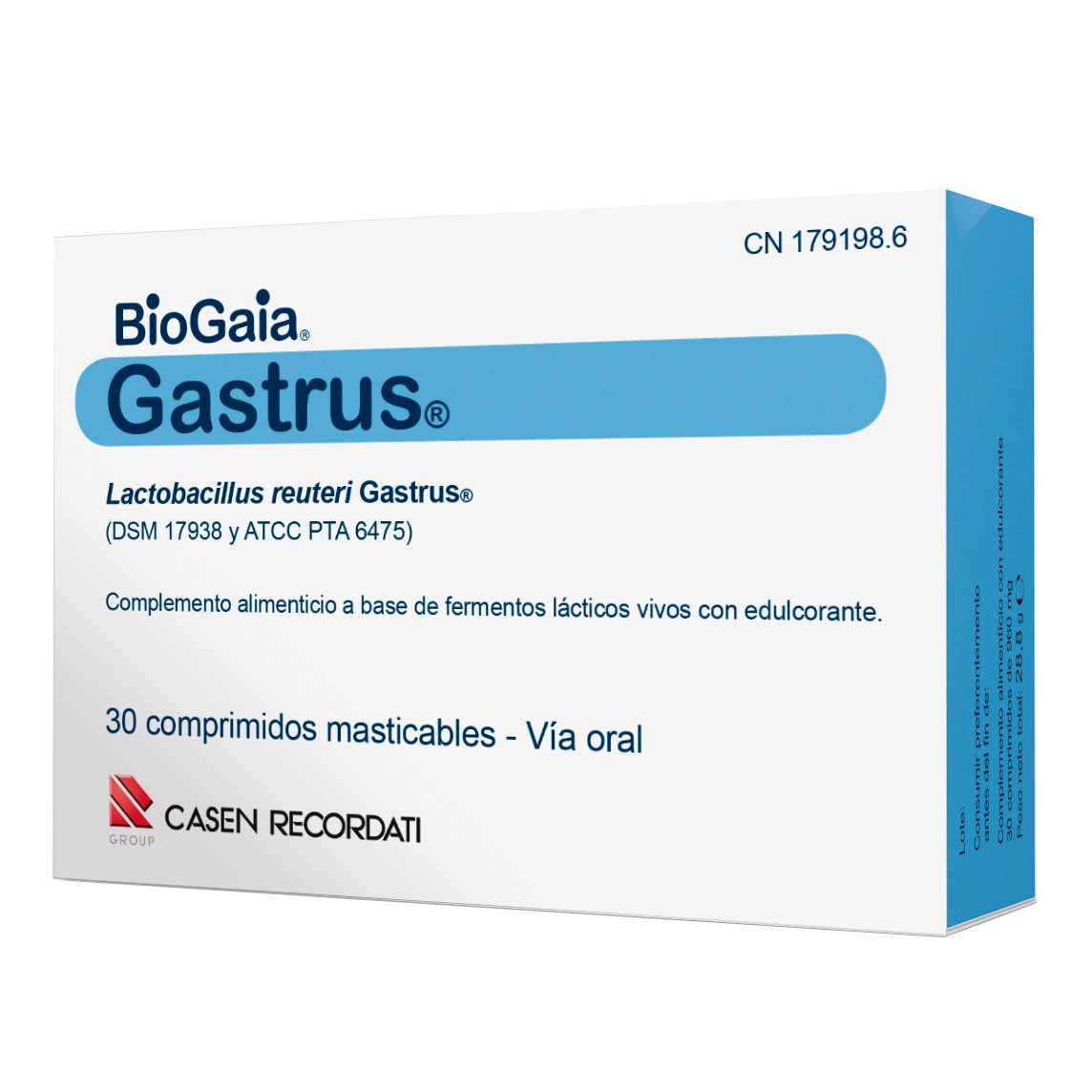 Gastrus Biogaia Lactobacilus Reuteri 30 comprimidos Imagen de Gastrus Biogaia Lactobacilus Reuteri 30 comprimidos