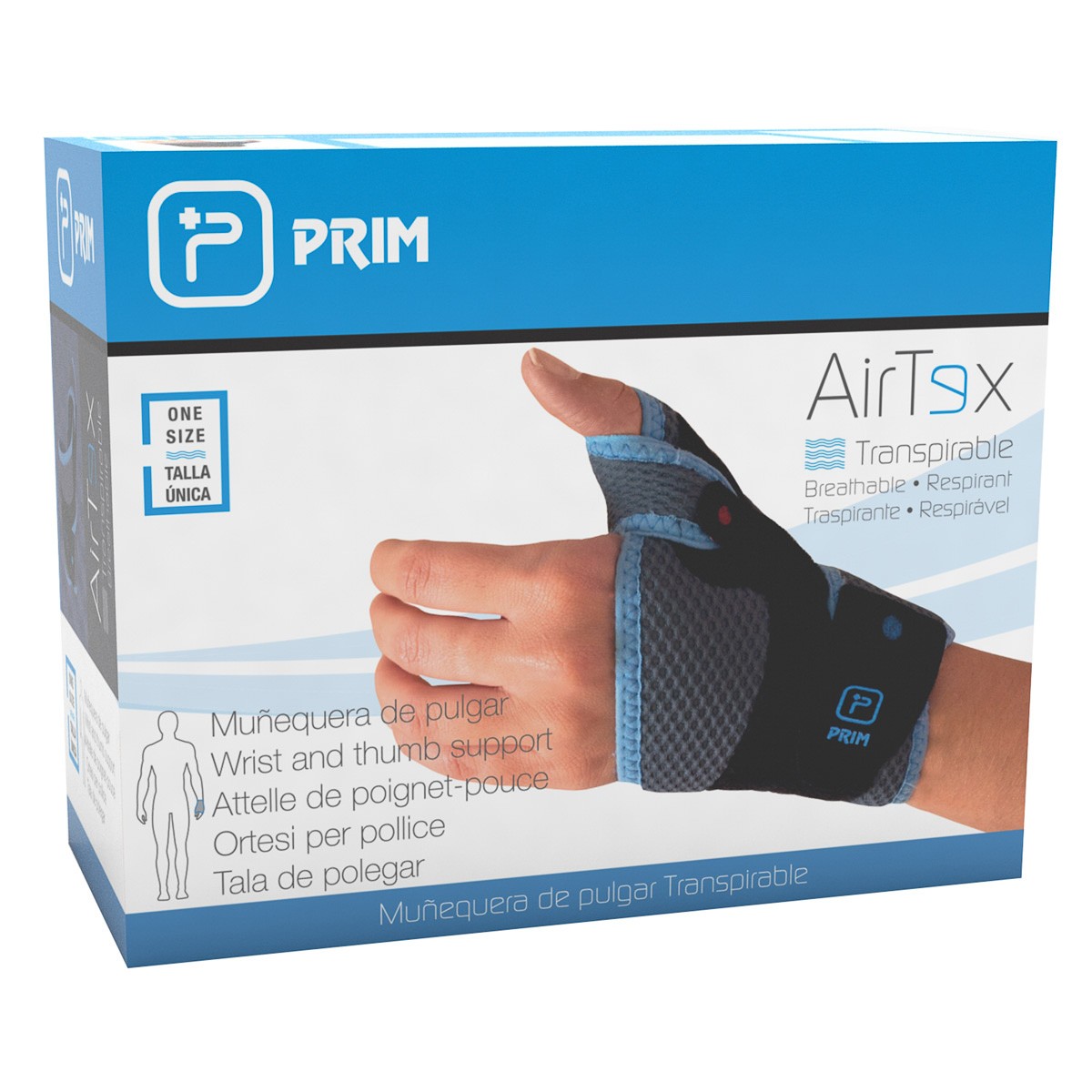 Prim muñequera pulgar derecha airtex T/única OST264I Imagen de Prim muñequera pulgar derecha airtex T/única OST264I