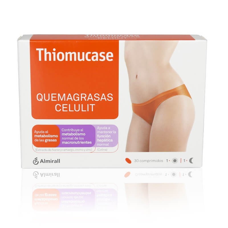 Thiomucase Quemagrasas celulit 30 comprimidos Imagen de Thiomucase Quemagrasas celulit 30 comprimidos