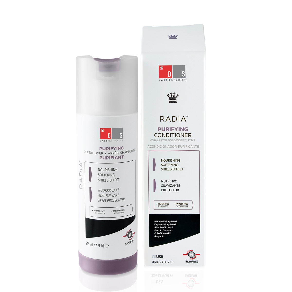 DS Radia acondicionador purificante 205ml Imagen de DS Radia acondicionador purificante 205ml