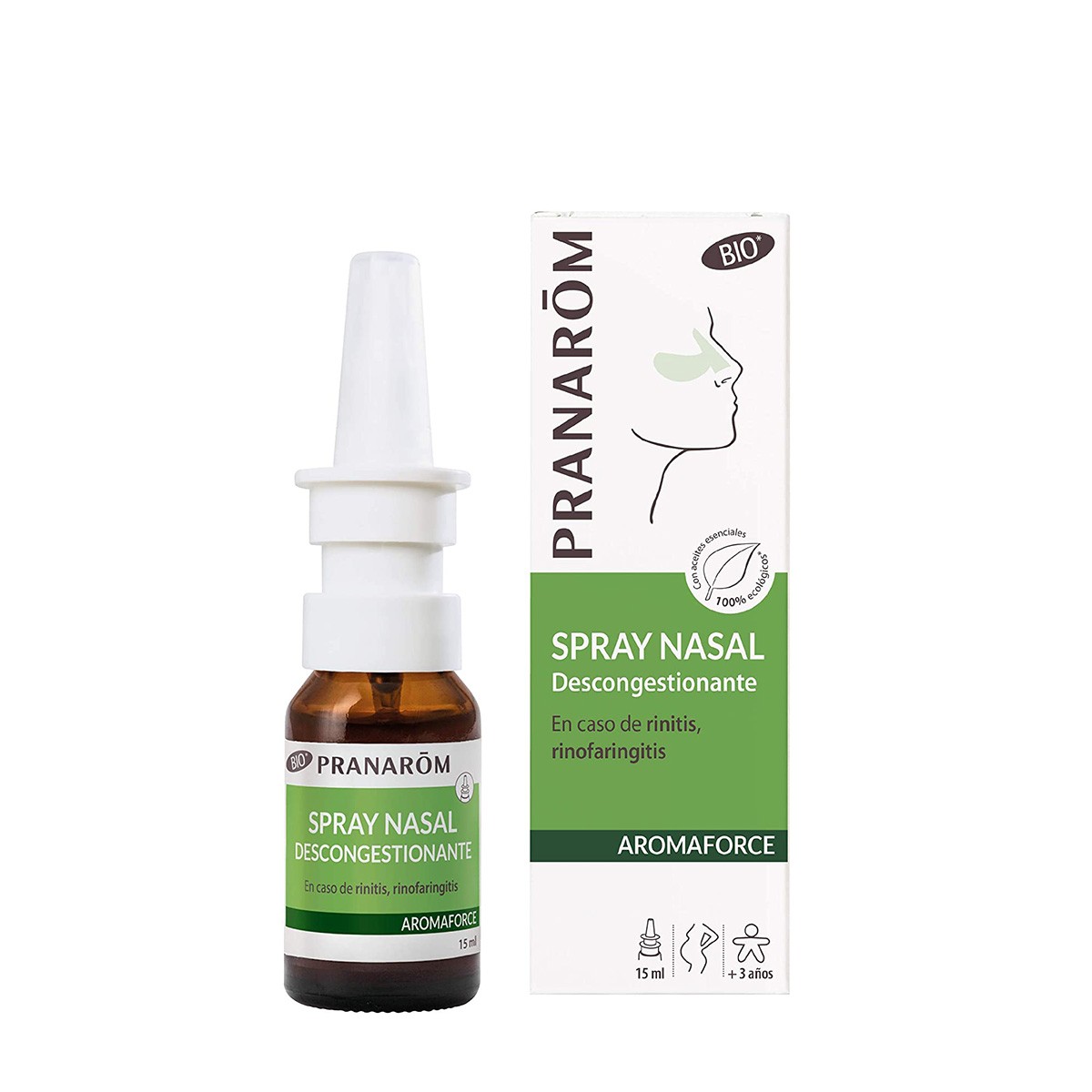 Pranarom Aromaforce spray nasal 15ml Imagen de Pranarom Aromaforce spray nasal 15ml