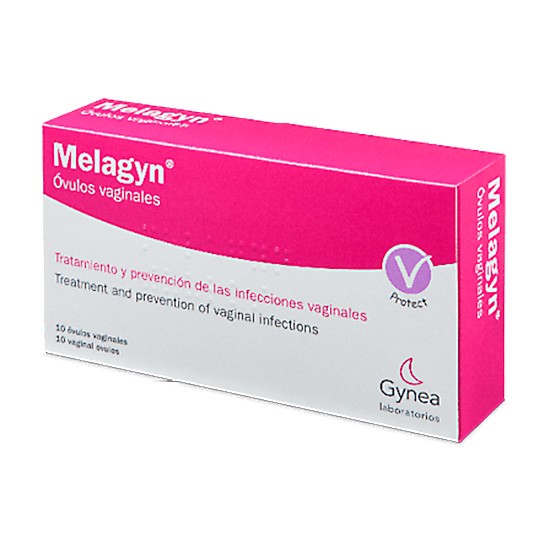 Melagyn óvulos vaginales 10 uds Imagen de Melagyn óvulos vaginales 10 uds